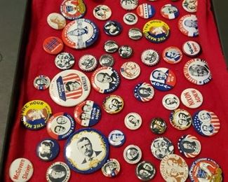 Cracker barrel political buttons