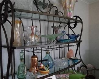 Hand Blown Glass and other decorative pieces.