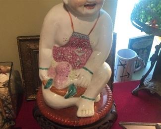Antique Chinese porcelain boy figure