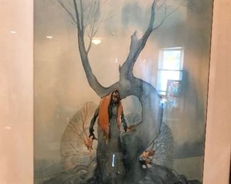 Walt Scott illustration watercolor