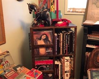 1 of 5 revolving books shelves