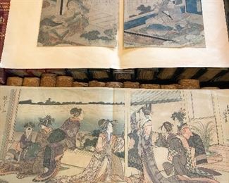 Antique Japanese prints