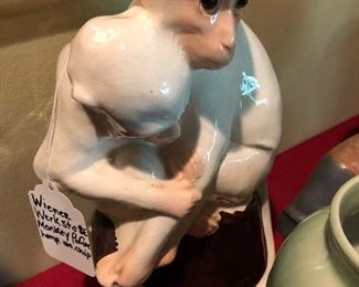 Wiener Werkstatte monkeys night light