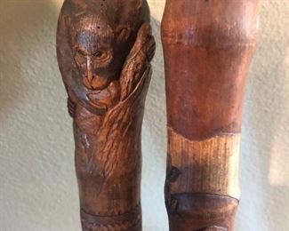 Chinese and Japanese walking sticks