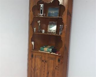 Pine Corner Cabinet 