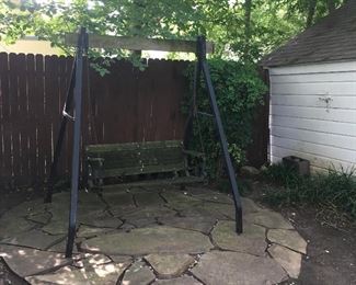 giant sturdy metal swing