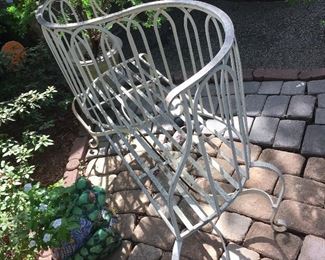 Metal Courting chair / bench