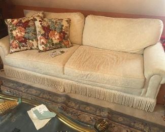 white sofa dares you to sit on it