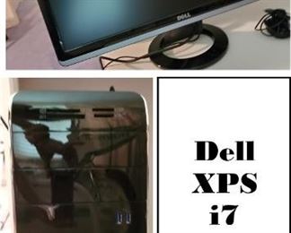 Dell Desktop computer with large flat screen monitor