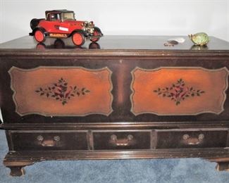 Large Antique Cedar Chest (opens from top)