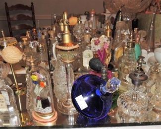 Perfume bottle and atomizer collection