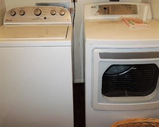 Washer and Dryer: Whirlpool and LG