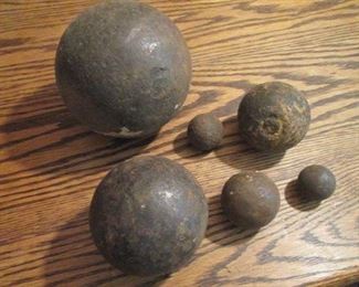 Civil War Cannon Balls