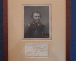Ulysses Grant Autograph