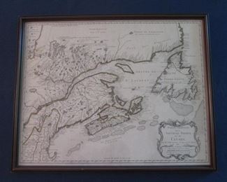 Vintage Canada Map