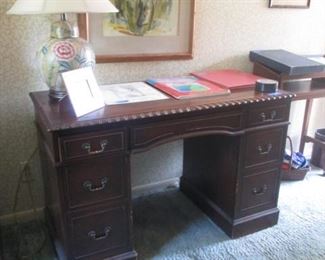 Vintage Mahogany Desk