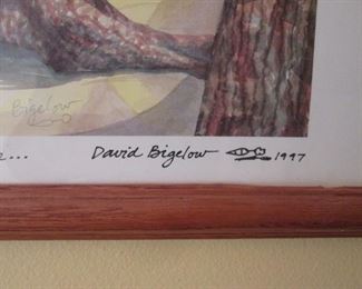 Original David Bigelow Signed Art 