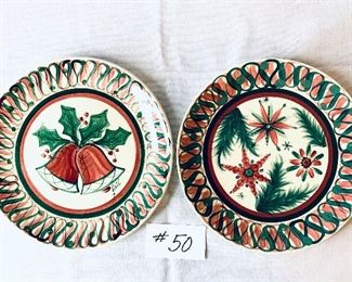 TWO GAIL PITTMAN PLATES. 11”W
$ 45