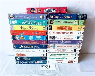Lot of 23 family movies. $40