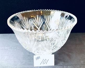 Glass bowl 11,5” w x 7.5” t  $35