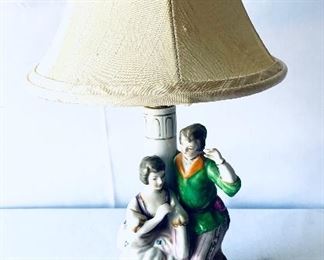 Small lamp occupied Japan. 13”t. ( needs new shade) $15