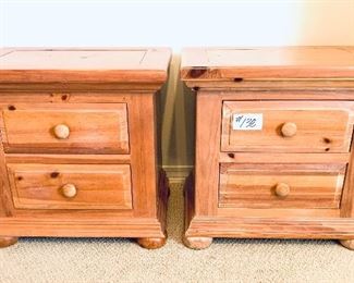 Pair of Broyhill Fontana end tables. $ 150 ( one has small rings) 