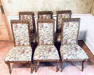 6 WEIMAN CO DINING  CHAIRS $450