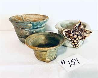 Set of 3 pottery bowls 2.5-4.5 t 
$ 45