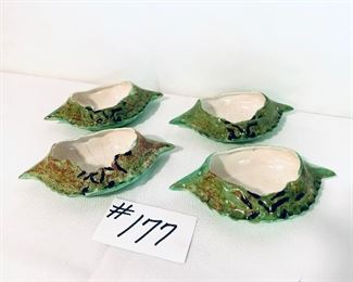Set of 4 ceramic crab dishes 7”w 
$ 30