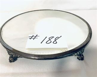 Triple plate plateau 10”w $80