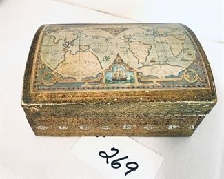 FLORENTINE BOX. ITALY 
7” L.      $29