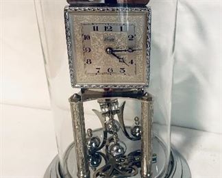 KUNDO  anniversary clock Germany square face (needs work not working) 10.5 inches tall $40