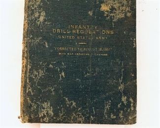 Book infantry drill regulations United States Army 1917 $15