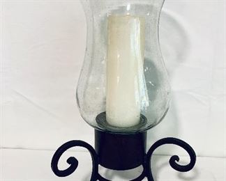 Large candle holder 13 inches wide 9 inches tall $45