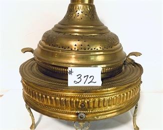 Vintage brass incense burner 23 inches tall 19 inches wide $200