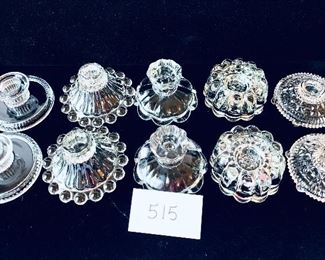 Lots of 10 candleholders 3 inches tall- lot price $20