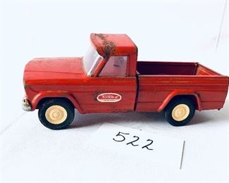 Vintage red metal Tonka truck $40