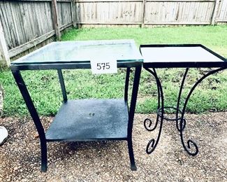 Two patio tables $50