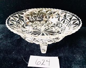 Glass bowl 10”wide by 3.5 inches tall $20