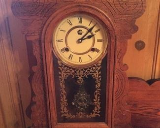 Antique shelf clock