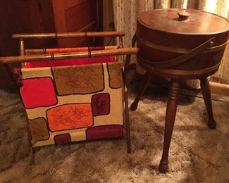 Vintage sewing baskets
