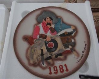 One of the many Rockwell collector plates.