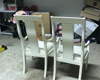 Back of Dining Room Chairs w/Arms