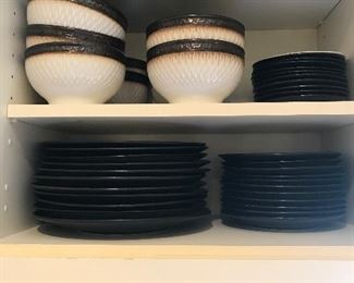 Gourmet Basics by Mikassa, plates & bowls, service for 12/ $75