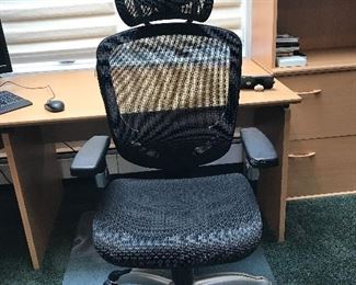 (1 of 2) Mesh Back Rolling Desk Chair $65