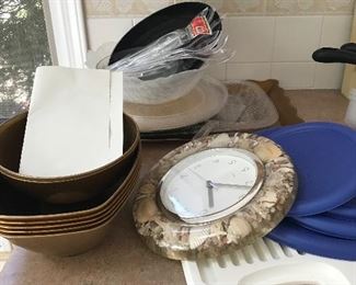 Wall Clock  $15    Misc Outdoor Kitchenware, various $$