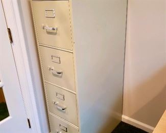 4 Drawer Metal File Cabinet made by Hon (Top Brand), $135  -  15"w x 26"d x 51"h