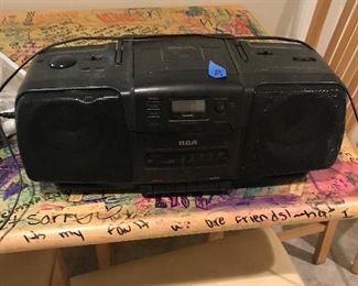 Portable Radio/CD Player, $30