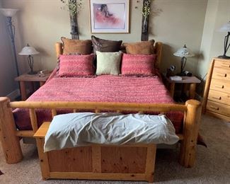 King Bedroom set and End Tables