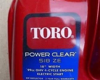 $200 - Toro Power Clear 518 ZE 18 in. Single-Stage Gas Snow Blower with electric starter.  (now)